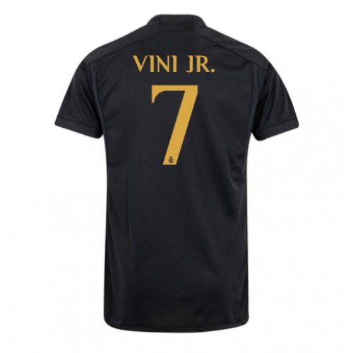 Pánský Fotbalový dres Real Madrid Vinicius Junior #7 2023-24 Třetí Krátký Rukáv